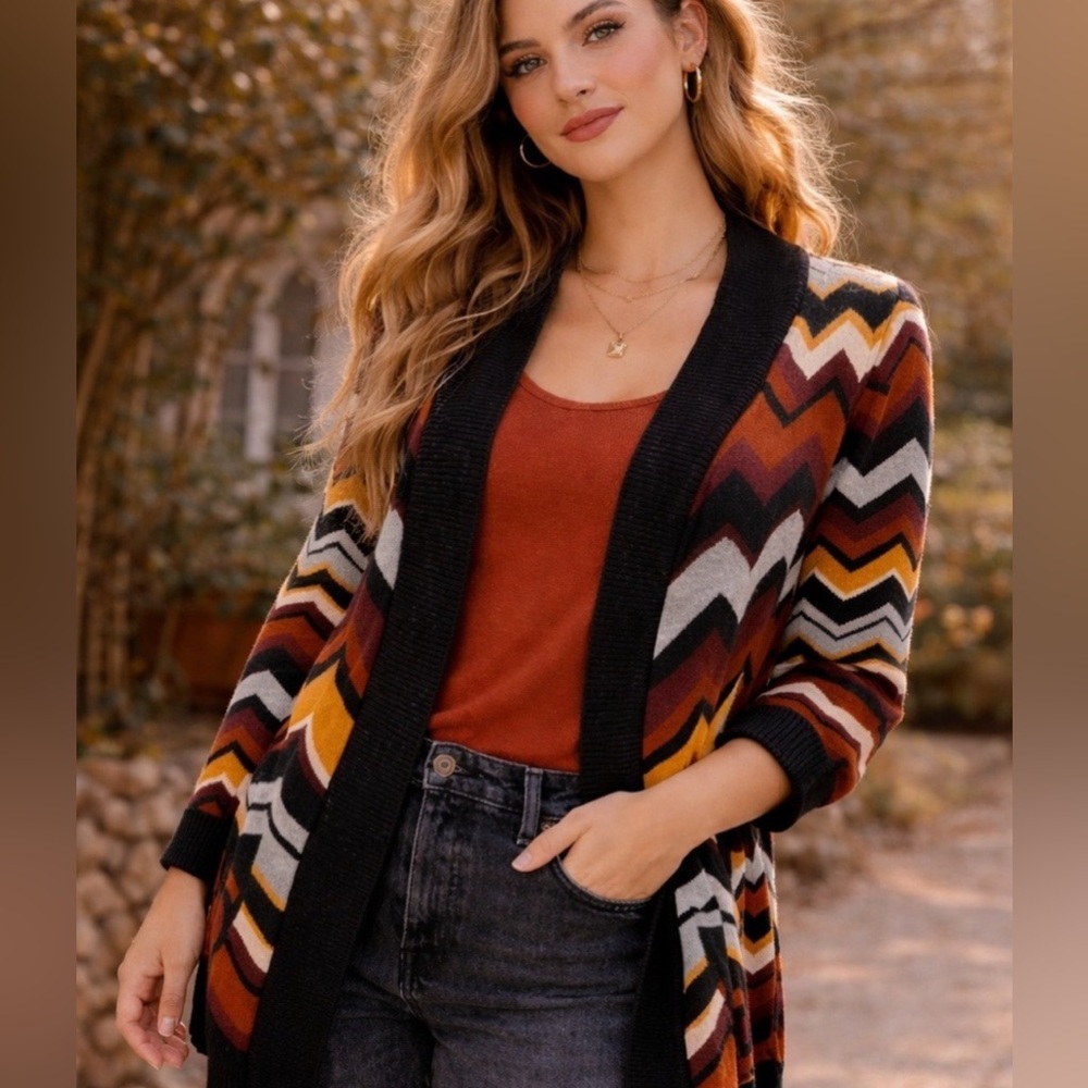 Missoni Multicolor Chevron Cardigan